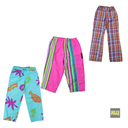 20KG Pantalons à motifs vintage