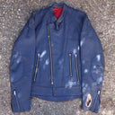 20KG Veste en cuir vintage de motard