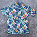 20KG Chemise pour hommes à motif vintage - Manches courtes